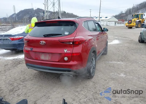 2021 Hyundai Tucson Ultimate из США, поврежденный, VIN KM8J3CALXMU370937